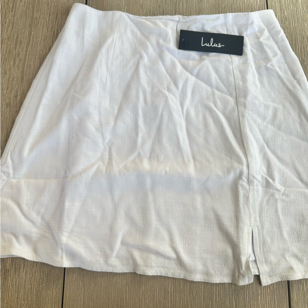 Lulus white skirt